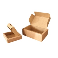 Boîte à emporter rigide en papier kraft recyclable avec pelliculage mat, gaufrage et revêtement UV pour sushis, chips, aliments pour bébés et conserves