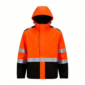 Veste de sécurité en nylon haute visibilité pour soudeurs, vêtements de sécurité réfléchissants en cuir avec réflecteur - Product Image 1