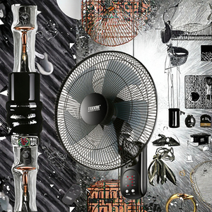 Ventilatore da Parete Digitale in Metallo da 18 Pollici con Telecomando per Uso Domestico - Product Image 3