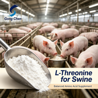 L-Thréonine Qualité Alimentaire : Acide Aminé en Poudre et Additif Granulaire pour Porcs, Volailles et Aliments Aquacoles – Favorise une Croissance Saine
