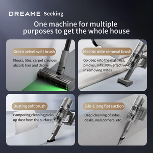 Para Dreame Z10 Station, limpiador de suelo inalámbrico comercial, palo vertical, aspiradora eléctrica de mano, función de secado húmedo, batería sin bolsa - Product Image 6