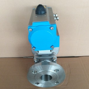 วาล์วบอลแบบมีหน้าแปลน Yoshitaka Pneumatic Dn50 16C สแตนเลสสตีล สำหรับใช้งานในอุตสาหกรรม - Product Image 3