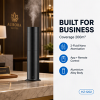 Diffuseur d'arômes de bureau, nébuliseur de parfum, machine à parfum pour campus universitaire, atomisation à deux fluides avec application et télécommande