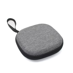 Étui rond en EVA personnalisé avec logo pour écouteurs, anti-stress, étanche, grande capacité, sac et étui - Product Image 1