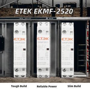 Contactor Modular 2P 20A/25A, Interruptor 2NO 2NC 1NO+1NC, Bobina 230VAC, Certificado CE - Product Image 2