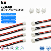 1x2P 2P XH 1 2.54mm timah 2 kuningan 3A lurus Plug-in 2.54mm kawat papan konektor Jst ZX XH2.54 konektor