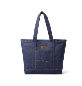 Sac à main en toile de taille moyenne pour femme, avec poignée, logo imprimé personnalisé, sac de shopping - Product Image 5