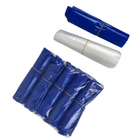 Couvre-bottes en plastique extra large de 19 pouces de haut imperméable à l'eau de protection pour bétail de ferme couvre-bottes jetables en PE avec élastique