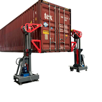 Lève-conteneurs robuste de 32 tonnes avec télécommande sans fil, vérin hydraulique pour la logistique et l'entrepôt