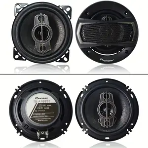 1 Pair 4 Inch 220WX2 440W 4 Way Car Speakers With Dust Cover And Audio Cable, Door Car Audio Music Stereo Full Range Speakers