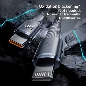 สายชาร์จโทรศัพท์แบบสายถักชาร์จเร็ว120W แบบทรีอินวันสำหรับขั้วต่อ <span class=keywords><strong>Micro</strong></span> <span class=keywords><strong>USB</strong></span> Type-C USB3.0 1ม. สำหรับอุปกรณ์แอนดรอยด์ - Product Image 4