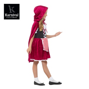 Disfraz de <span class=keywords><strong>Caperucita</strong></span> <span class=keywords><strong>Roja</strong></span> para Niña, Disfraz de Lujo para Fiesta de Halloween, Salón de Baile, Actuación en Escenario, Vestido Inspirado en Películas de TV de <span class=keywords><strong>Cuento</strong></span> de Hadas para ODM - Product Image 4