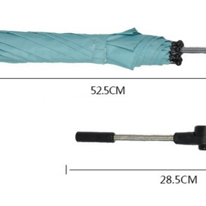 Parasol universel pour poussette adulte, tricycle, manuel, à pousser, protection UV, réglable à 360°, toutes saisons - Product Image 4