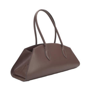 Elegante Bolso Tote de Cuero con Silueta Curva y Detalles de Costura Refinados - Product Image 2