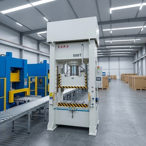 Presse hydraulique Xinli H Frame 630T à haute rigidité avec moteur servo PLC, pompe à engrenages et roulement pour le formage de résine SMC/<span class=keywords><strong>DMC</strong></span>/BMC - Product Image 1