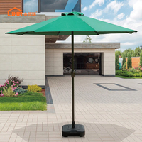 Grand parasol d'extérieur JHR avec pompon, jardin, cour, plage, stand, parasol spécial pour la publicité