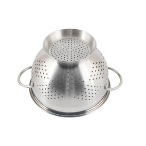 Passoire à brosse en acier inoxydable 3QT 5QT Passoire intestinale avec poignées - Product Image 5