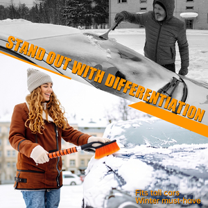 Bán buôn tự động mùa đông công cụ làm sạch tuyết quét Remover xẻng bàn chải với hiệu quả Ice <span class=keywords><strong>scraper</strong></span> cho xe - Product Image 3