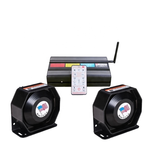 SA5400 Security Vehicle Waterproof 100W/200W/400W Alarm Siren Speakers Waterproof Alarm Siren