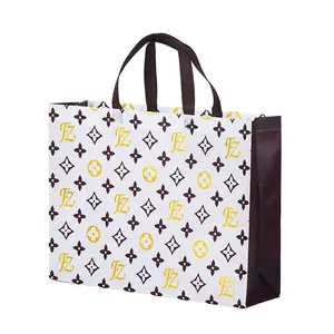 PP Laminated Non-Woven Shopping Bags Promotional Non-Woven Bags For Shopping