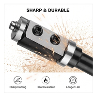 Fraise à dégrossir Miaorui 8 mm de qualité export avec inserts en carbure de tungstène remplaçables pour le travail du bois, fraiseuse de chants CNC