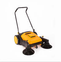 Balayeuse de voirie manuelle portative commerciale neuve, à pousser, électrique, 12V 3680W