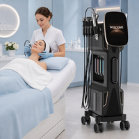 Appareil de microdermabrasion à jet d'oxygène pour le lifting du visage, peeling à jet d'eau H2O2, élimination des points noirs, microdermabrasion à jet d'oxygène