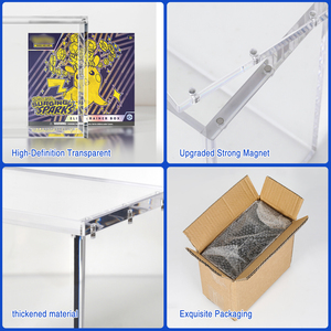 Nhà Máy Trực Tiếp Rõ Ràng 8Mm <span class=keywords><strong>Acrylic</strong></span> Từ Tiếng Anh Phiên Bản Thẻ Elite Huấn Luyện Viên Hộp Hiển Thị Trường Hợp Pokemon EMB Bảo Vệ Hiển Thị Trường Hợp - Product Image 6