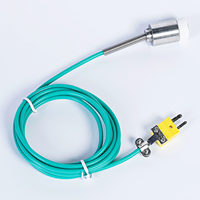 Water Resistant Thermocouple for Flat Plate Surface Temperature Detection Mesh Type Probe Fast Response Handheld Thermocouple
