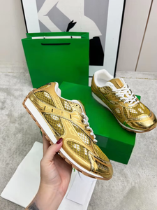 Nouvelles Chaussures de Luxe de Créateur de Qualité Supérieure 2026 – Meilleures Baskets Unisexe Basses Dorées pour Femme - Product Image 5