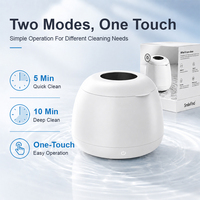 Smile Find Night Guard Denture Retainer Home Portable 45000hz Retainer Cleaner Uv Oem Ultrasonic Aligner Cleaning Pod
