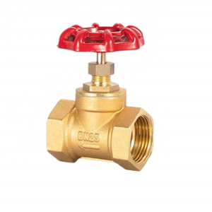 NPT BSP Female Thread Flow <b>Control</b> Brass Forged Gate Valve with Iron Hand Wheel - Product Image 3