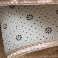 Ensemble de trois pièces pour toilettes en vente chaude, antidérapant, absorbant l'eau, tapis de bain en fourrure de lapin estampé à chaud