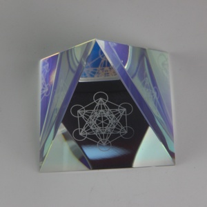 Pirámide <span class=keywords><strong>de</strong></span> Cristal Transparente <span class=keywords><strong>de</strong></span> Alta Gama - Pirámide Cuadrangular, Torre Egipcia, Decoración Creativa para el Hogar, para Sala <span class=keywords><strong>de</strong></span> Estar - Product Image 2