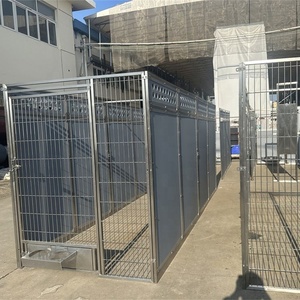 Caseta para Perros de Hierro con Diseño Sólido, con Cierre de Botón a Presión Autolimpiable, Muebles para Perros y Gatos, Jaulas con Bandeja de Plástico - Product Image 2