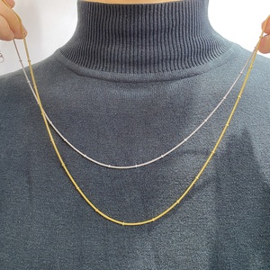 Joyería Hiphop al por Mayor, Collar de Acero Inoxidable con Eslabones Dorados, Cadena de Serpiente, Cadena de Cuerda para Hombres y Mujeres - Product Image 2