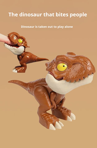 Nuevo diseño de juguete educativo eléctrico para niños, tren de dinosaurios de aventura DIY con pistas, rompecabezas con luces y música para niños - Product Image 4