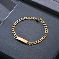 Chaînes de bracelet en acier inoxydable 18 carats Resoul pour gravure, bijoux personnalisés pour lui et elle, conception sur mesure, fabricant ODM