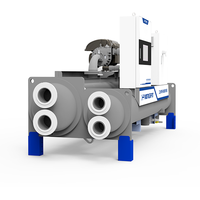 Rendement élevé refroidi à l'eau de moteur de roulement magnétique de refroidisseur centrifuge pour l'économie d'énergie de centre de données