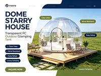 Dôme transparent en polycarbonate sur mesure pour maison PC Star House, tente igloo, hébergement extérieur, restaurant, glamping, maison bulle