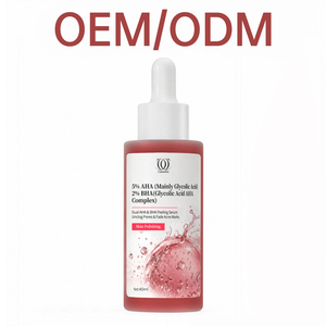 Sérum exfoliant 5% <span class=keywords><strong>AHA</strong></span> <span class=keywords><strong>2</strong></span>% <span class=keywords><strong>BHA</strong></span> 40ml à marque privée – Acide glycolique pour l'acné et les pores - Product Image 1