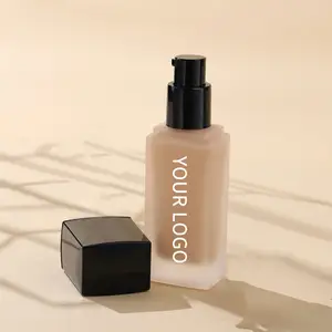 Wholesale High Quality Your Logo Long Lasting Liquid Foundation Private Label Brand Matte Finish Makeup Foundation OEM