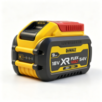 Batterie au lithium double tension 9,0 Ah DCB547 avec cellules 21700, réglage automatique de la tension, longue autonomie pour outils de découpe et de meulage