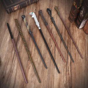 Baguette magique Harry Potter bleue avec estampage or, coffret cadeau, baguette magique d'Hermine, baguette magique de Dumbledore, cadeau d'anniversaire - Product Image 1