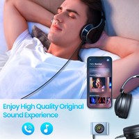 JOYROOM JR CB1 5.3 Adaptateur de voiture Récepteur audio magnétique sans fil Lecteur MP3 LED Modulateur radio AUX 3.5mm