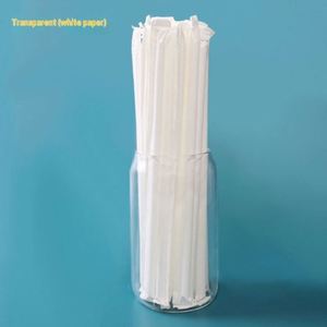 Clear Wide Biodegradable Degradable Bubble Tea <b>Straws</b> Extra Thick Boba <b>Drinking</b> <b>Straws</b> for Milk Tea Smoothies Multiple Lengths - Product Image 6