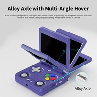 La miniconsola de juegos portátil plegable cuenta con una pantalla de 3,4 pulgadas y es compatible con las consolas de videojuegos Anbernic del sistema Linux