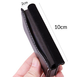 Cartera de Cuero PU con Tapa Abatible, Tarjetero para Hombre, Venta al por Mayor, con Cierre Magnético - Product Image 4