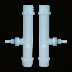 ZDVseal 1 inç Venturi memesi DN25 BSP konu beyaz PVDF Jet enjektör pompası boğaz boru ozon su mikser - Product Image 1