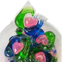 OEM 3 en 1 60 pièces/boîte Parfum Lavande Jetable 10g/pièce Capsules de Savon Liquide à Lessive Détergent à Lessive